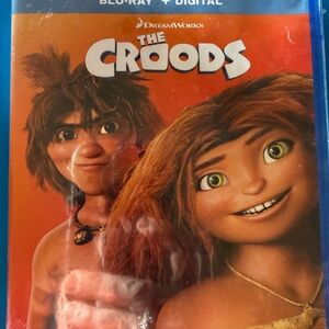 Dreamworks The Croods Blu-ray with Orange and Blue Cover